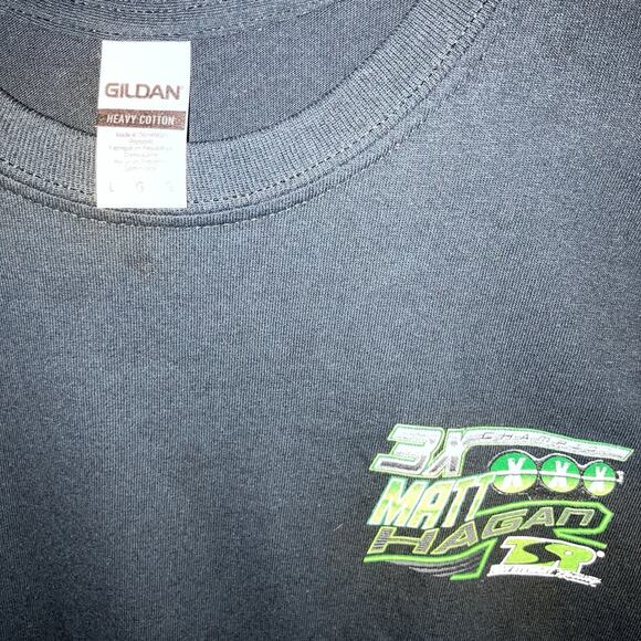 Matt Hagan Signed Large Size T Shirt Funny Car 3x Xxx Champion Autograph Tsr Srt - Picture 6 of 6